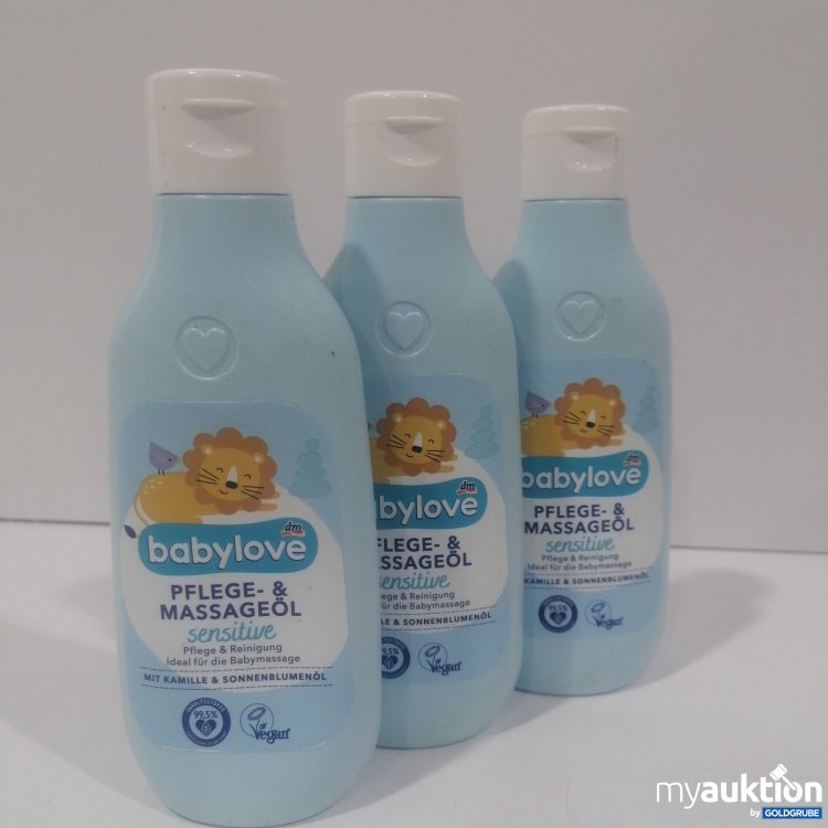 Artikel Nr. 883814: babylove Pflege- & Massageöl sensitive 3x250ml