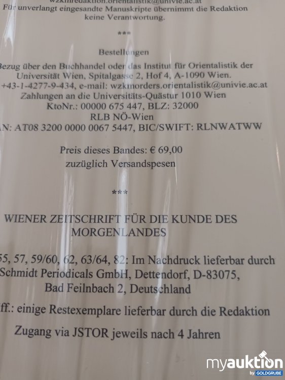 Artikel Nr. 901814: Originalverpackt, Kunde des Morgenlandes