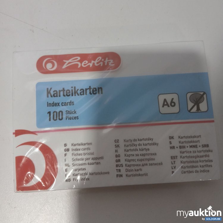 Artikel Nr. 911814 Artikel Nr. 911814: Karteikarten