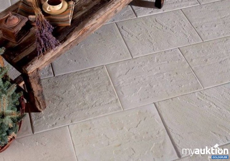 Artikel Nr. 912814: Mangart Bodenplatte Hell-beige 40x60x4 cm (17,28 m²/Pal.)