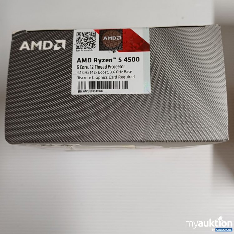 Artikel Nr. 922814 Artikel Nr. 922814: AMD Ryzen™ 5 4500 Prozessor