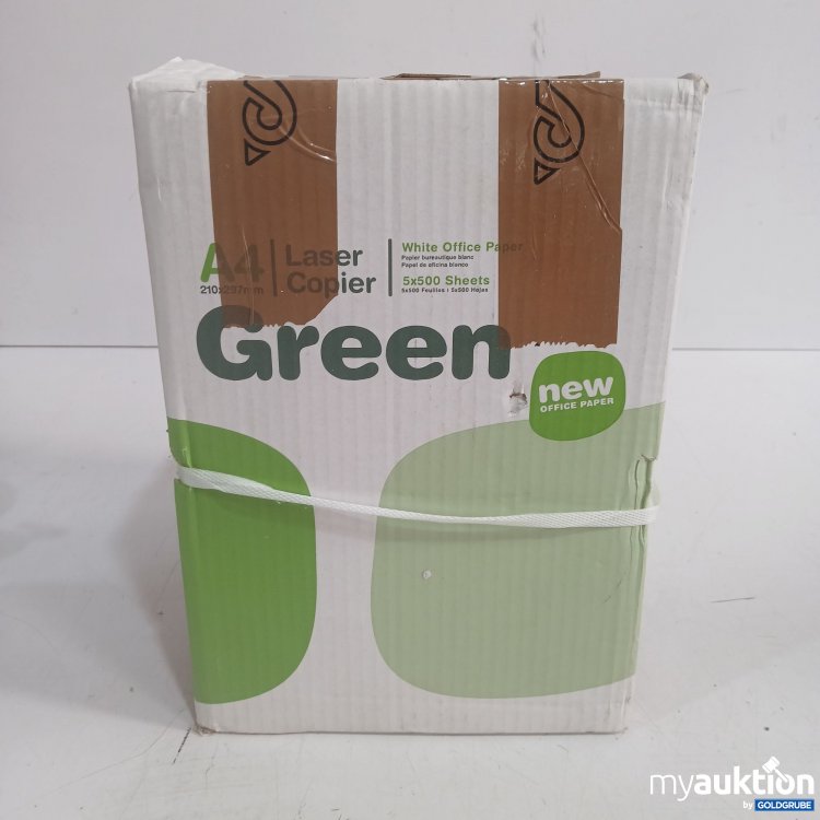 Artikel Nr. 992814 Artikel Nr. 992814: Green A4 Laser Copier Paper 5x500Sheets