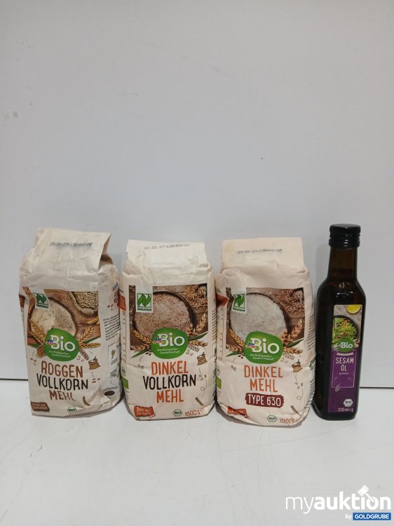 Artikel Nr. 460815 Artikel Nr. 460815: Dm Bio diverses Mehl je 1kg + Sesamöl 250ml