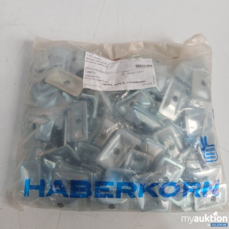Artikel Nr. 466815 Artikel Nr. 466815: Haberkorn Deckplatte DPD2 30 x 50 für Doppel-Reihe 150stk