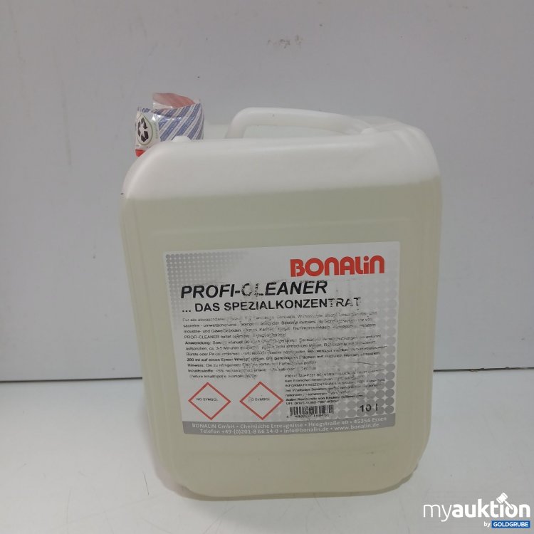 Artikel Nr. 478815: Bonalin Profi-Cleaner Spezialkonzentrat 10l Verpackung verschmutzt