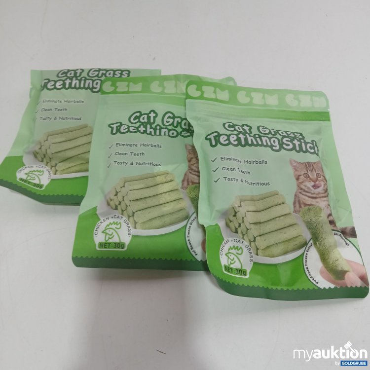 Artikel Nr. 520815 Artikel Nr. 520815: Cat Grass Teething Stick 3x30g