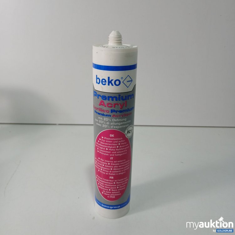 Artikel Nr. 810815 Artikel Nr. 810815: Beko Premium Acryl Weiss 310ml