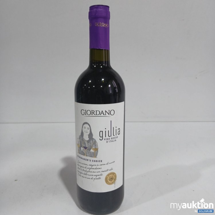 Artikel Nr. 820815 Artikel Nr. 820815: Giordano Giulia Vino Rosso D'Italia 750ml