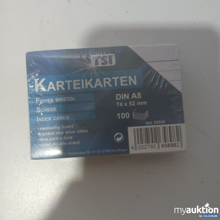 Artikel Nr. 911815: Karteikarten