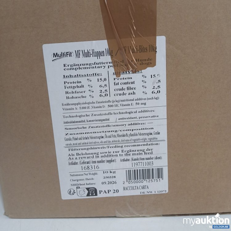 Artikel Nr. 956815: Multifit Multi-Happen für Hunde 10kg 