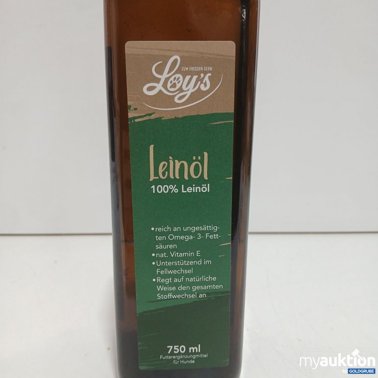 Artikel Nr. 971815: Loys Leinöl 750 ml Futterergänzungsmittel für Hunde 