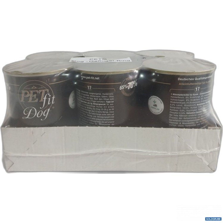 Artikel Nr. 973815: PET fit Dog Geflügel-Rind 6x410g