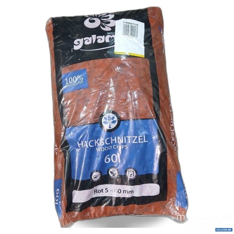 Artikel Nr. 478816: galax Hackschnitzel Wood Chips 60l Rot 
5-60mm Verpackung beschädigt