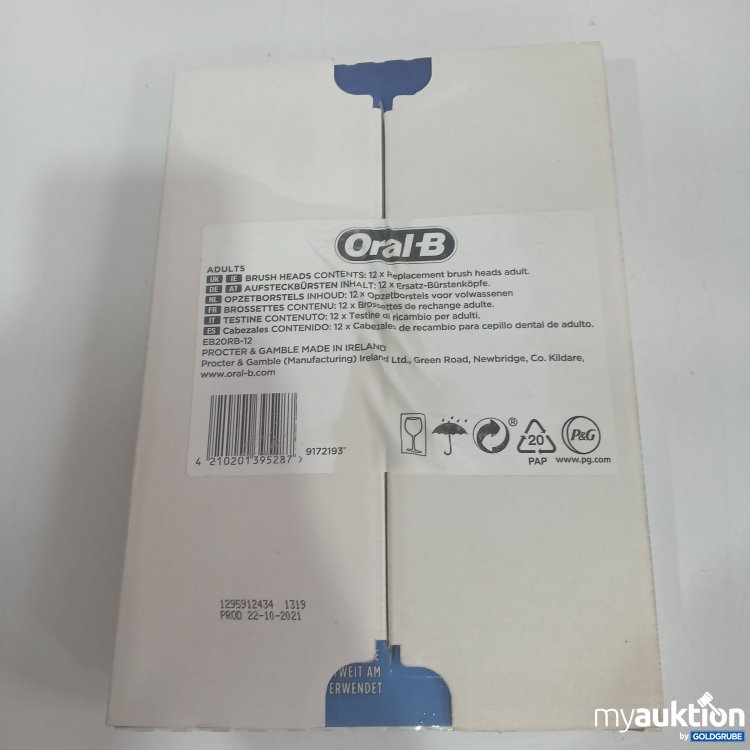 Artikel Nr. 843816 Artikel Nr. 843816: Oral B Aufsteckbürsten 12Stk