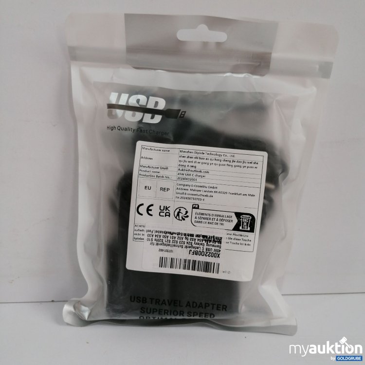 Artikel Nr. 847816 Artikel Nr. 847816: 45 USB C Ladegerät Schnellladegerät für Samsung Galaxy S24, 23, 22,21,20