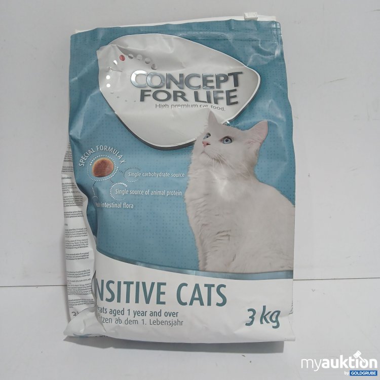 Artikel Nr. 888816: Concept for Life Katzenfutter Sesnitive Cats 3kg 