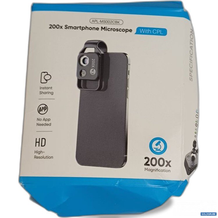 Artikel Nr. 921816: 200x Smartphone Microscope mit CPL