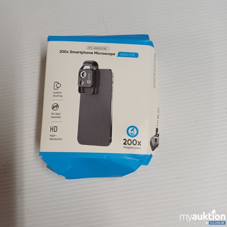 Artikel Nr. 921816: 200x Smartphone Microscope mit CPL