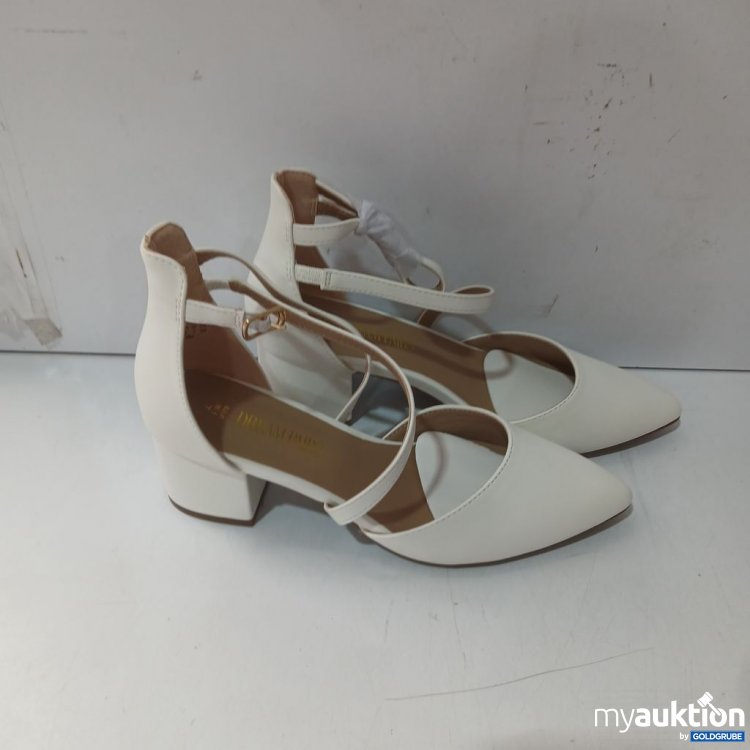 Artikel Nr. 929816 Artikel Nr. 929816: Dream Pairs Weißes Paar Schuhe mit Blockabsatz und Riemchen Größe 38