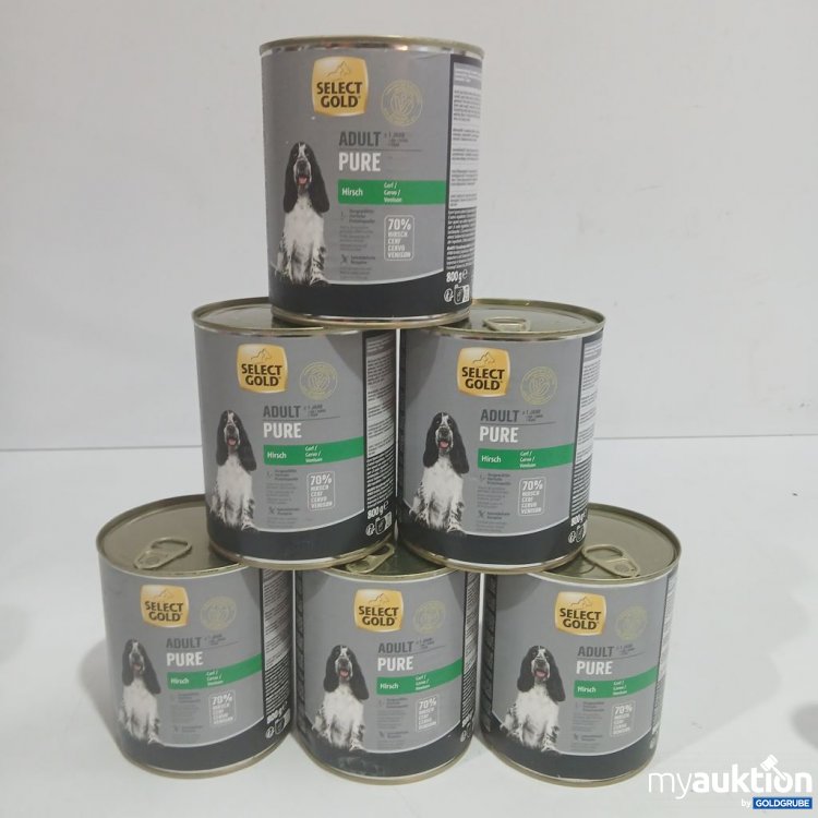 Artikel Nr. 952816: SELECT GOLD Adult Pure Hundefutter 6x800g