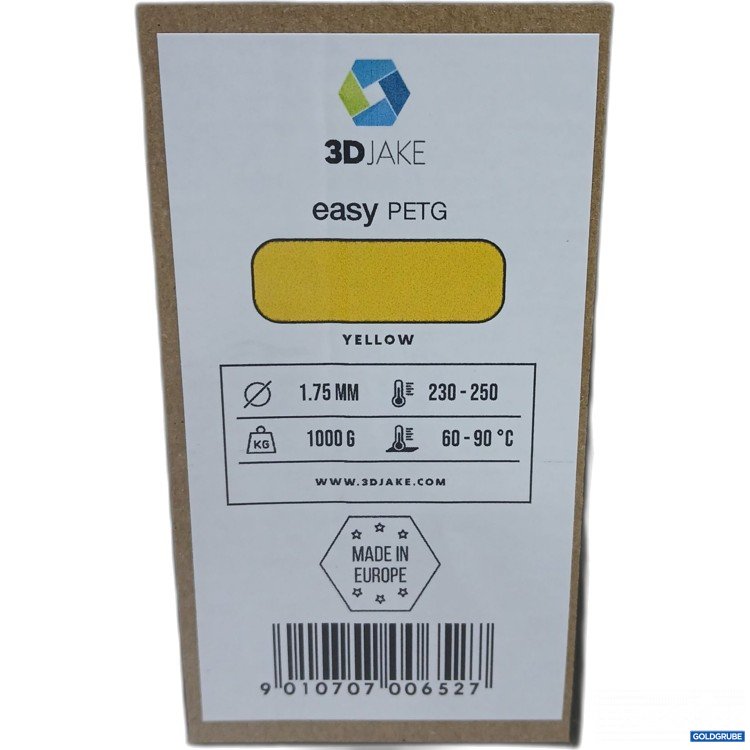 Artikel Nr. 962816: 3D Jake 3D Printer Filament yellow ø1.75mm 1kg 