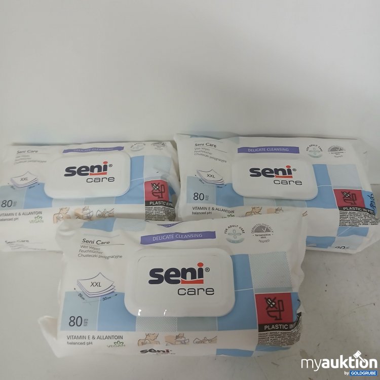 Artikel Nr. 360817 Artikel Nr. 360817: Seni Care Feuchttücher 3er Pack x80 Stück