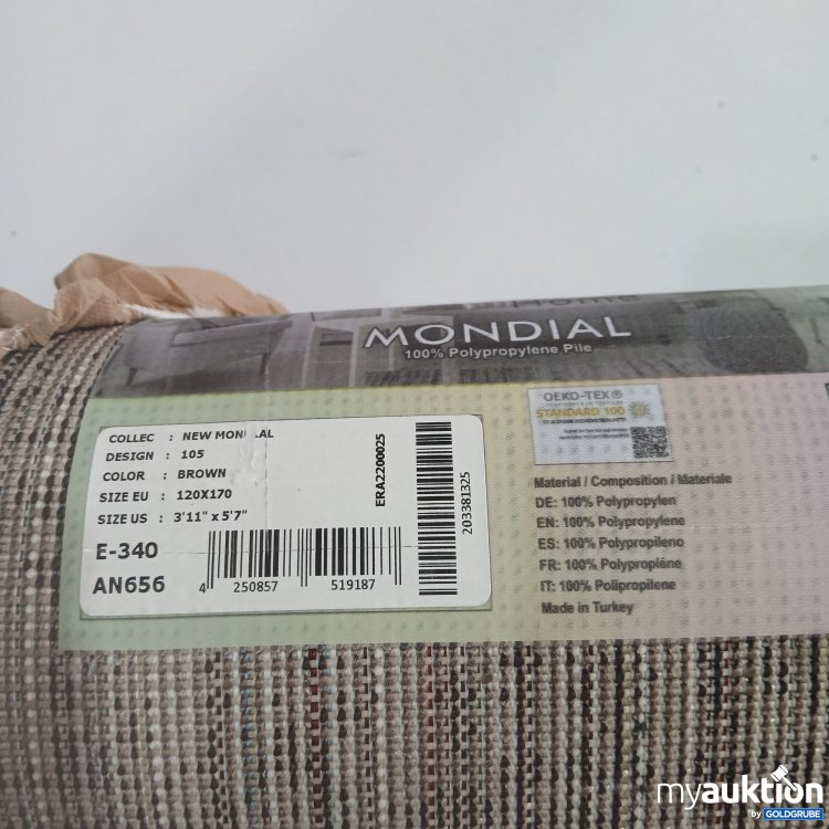 Artikel Nr. 439817: Paco Home Teppich brown 120x170cm