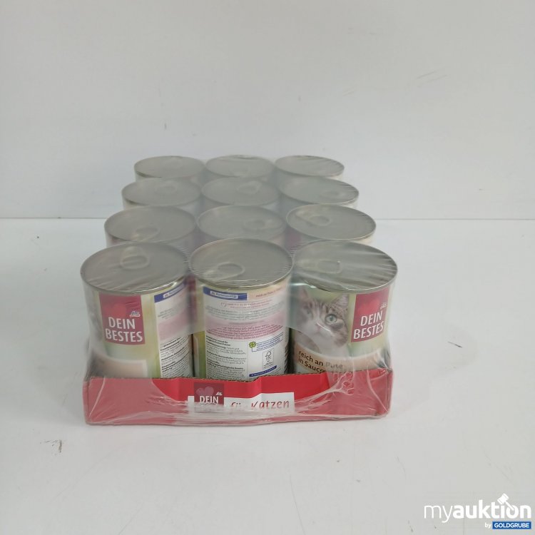 Artikel Nr. 804817 Artikel Nr. 804817: DM Dein Bestes Katzenfutter saftiges Stückchen in feiner Sauce Pute 12x415g