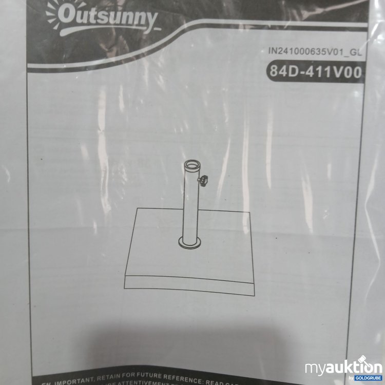 Artikel Nr. 871817: Outsunny Sonnenschirmständer 84D-411V00