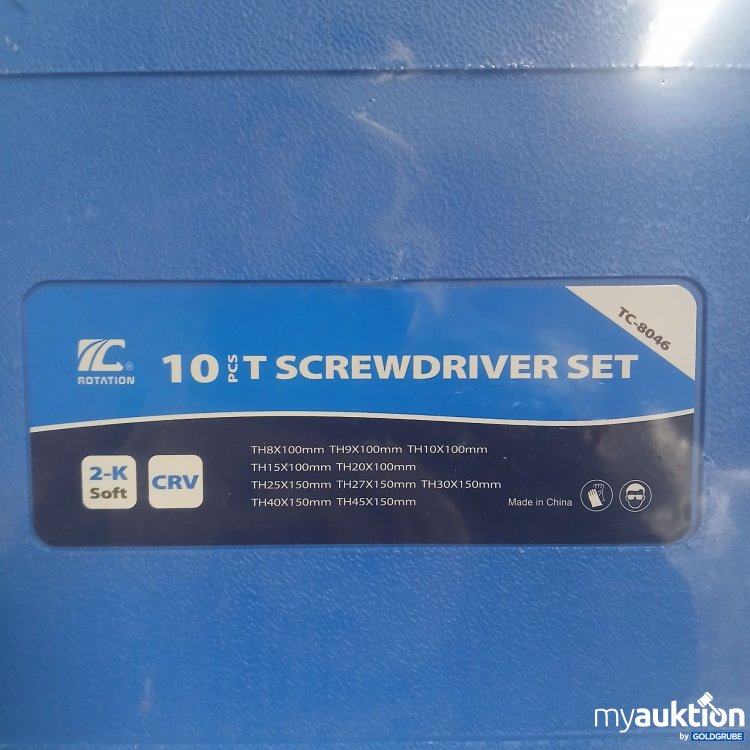 Artikel Nr. 874817: Rotation 10Pcs T Screwdriver Set TC-8046