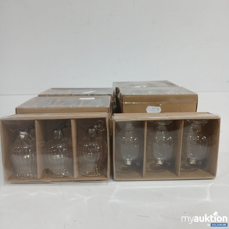 Artikel Nr. 902817 Artikel Nr. 902817: Glas Klemm Vasen für Christbaum Kerzen 12x3Stk