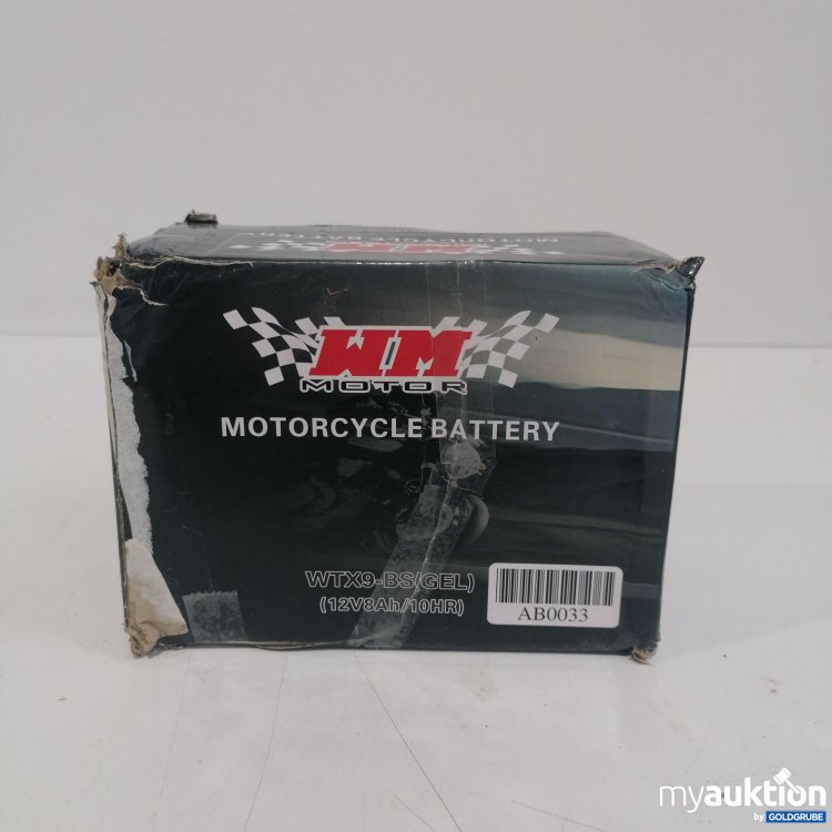 Artikel Nr. 442818: WM Motor Motorcycle Battery WTX9-BS/GEL