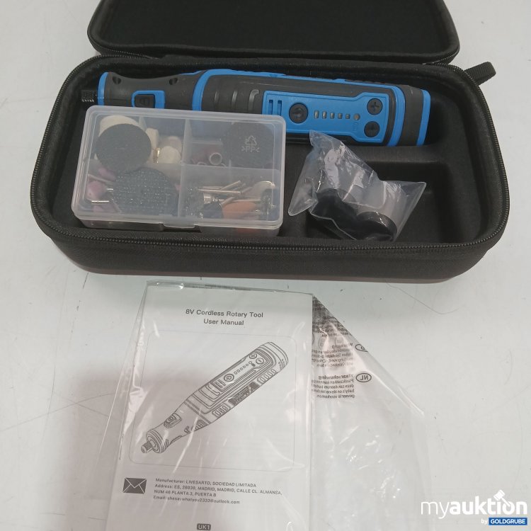 Artikel Nr. 585818 Artikel Nr. 585818: Cordless Rotary Tool 8V
