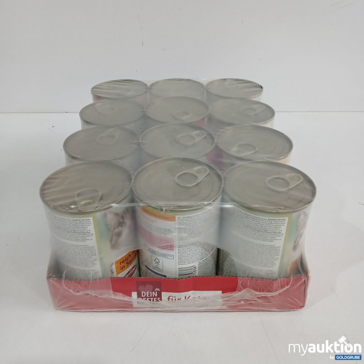 Artikel Nr. 804818 Artikel Nr. 804818: DM Dein Bestes Katzenfutter saftige Stückchen in feiner Sauce Huhn 12x415g