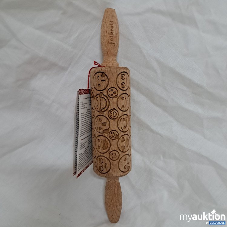 Artikel Nr. 815818: Folkroll Nudelholz "Smileys " 24cm 