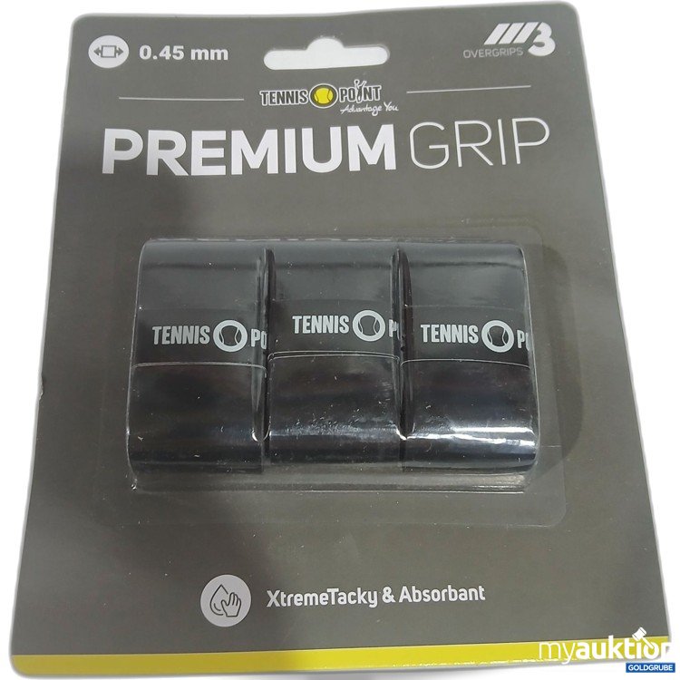 Artikel Nr. 891818 Artikel Nr. 891818: Tennis Point Premium Grip 0,45mm schwarz