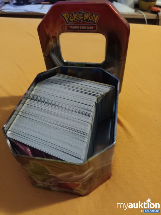 Artikel Nr. 906818: Original Pokemon Metall Dose mit ca. 350 Karten 