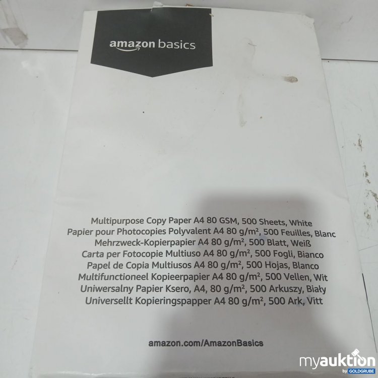 Artikel Nr. 930818 Artikel Nr. 930818: Amazon Basics Kopierpapier A4 80 g/m² 500 Blatt