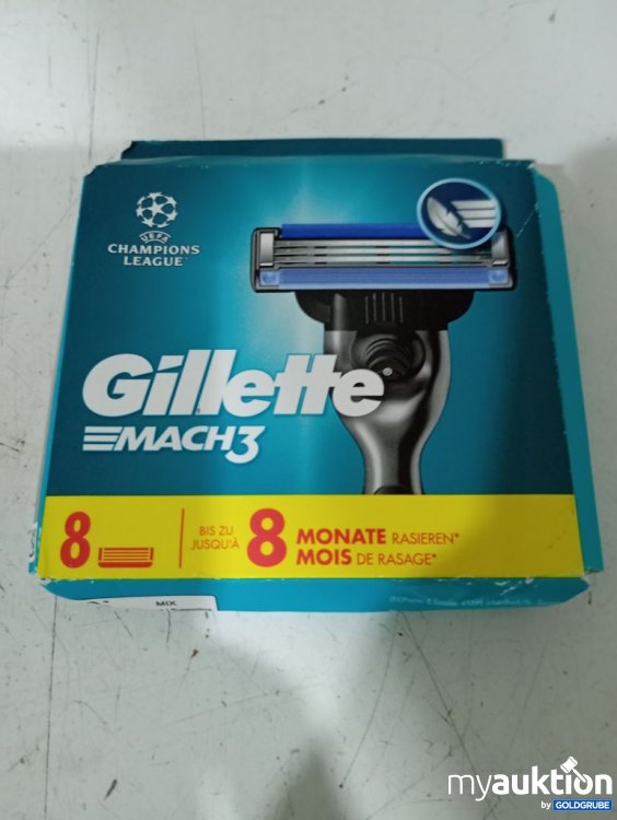 Artikel Nr. 980818 Artikel Nr. 980818: Gillette Mach3 Rasierklingen 8 Stück