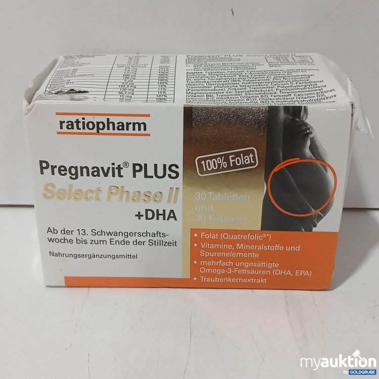 Artikel Nr. 982818 Artikel Nr. 982818: Ratiopharm Pregnavit Plus Select Phase II + DHA