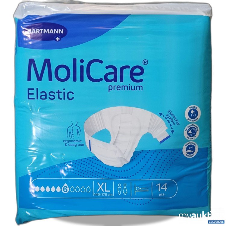 Artikel Nr. 988818: Hartmann MoliCare Premium Elastic, XL 140-175cm, 14 Stk