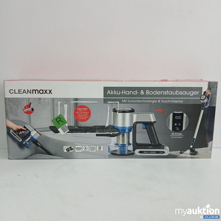 Artikel Nr. 389819 Artikel Nr. 389819: Cleanmaxx Akku-Hand- & Bodenstaubsauger