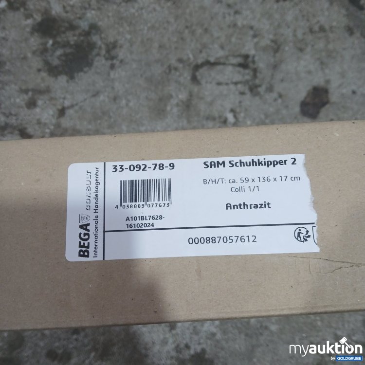 Artikel Nr. 464819 Artikel Nr. 464819: BEGA SAM Schuhkipper 2 Anthrazit ca. 59x136x17cm 33-092-78-9