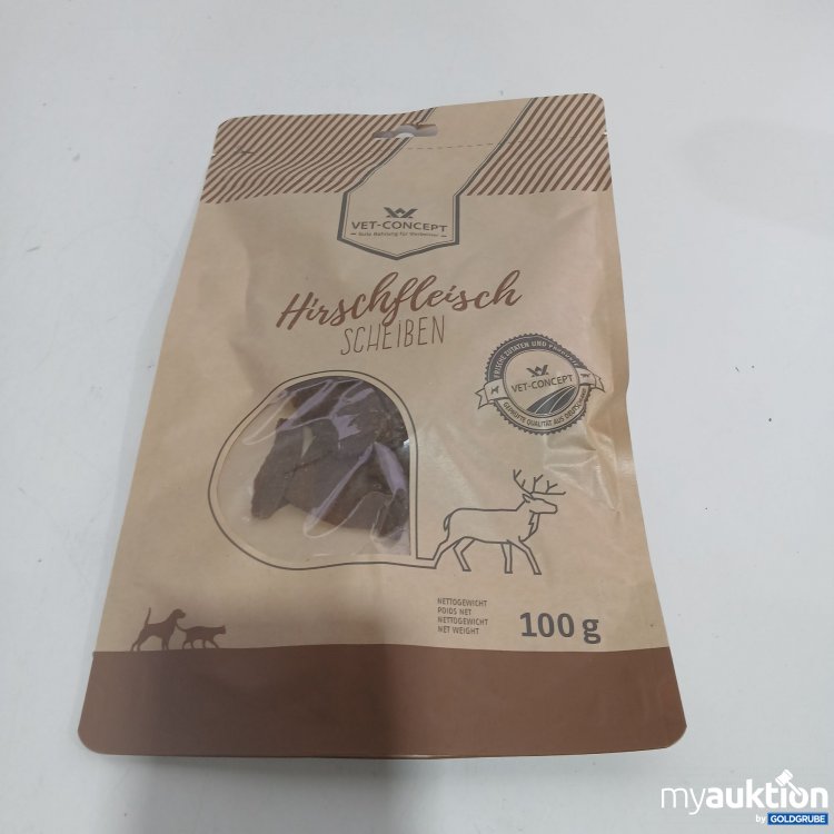 Artikel Nr. 818819 Artikel Nr. 818819: Vet-Concept Hirschfleisch Scheiben 100g