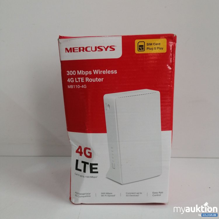 Artikel Nr. 847819 Artikel Nr. 847819: Mercusys 300 Mbps Wireless 4G LTE Router