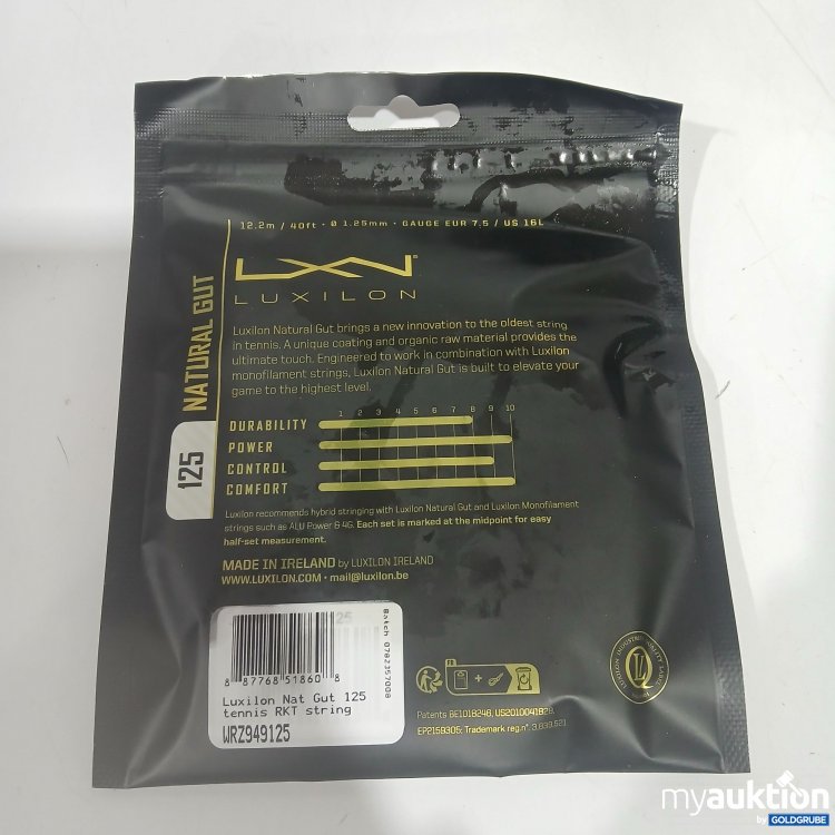 Artikel Nr. 891819: Luxilon 125 Natural Gut Organic Hybrid Technology Tennis RKT String 