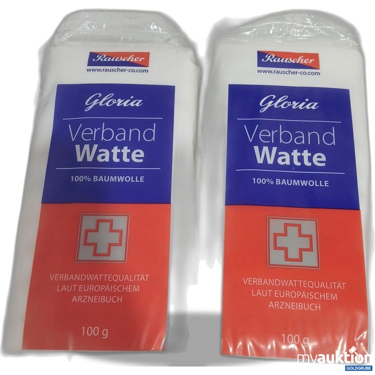 Artikel Nr. 962819 Artikel Nr. 962819: Rauscher Gloria Verband Watte je 100g