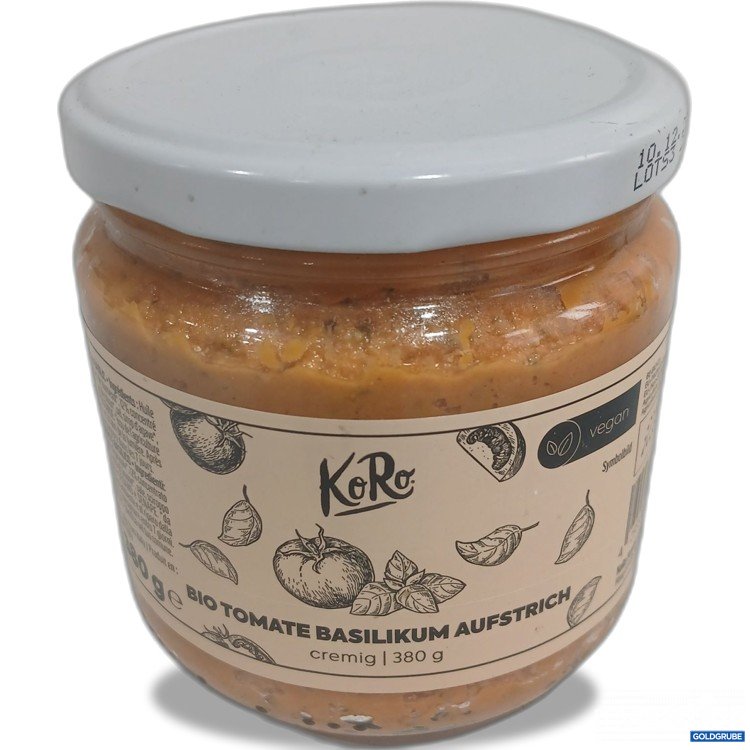 Artikel Nr. 977819 Artikel Nr. 977819: KoRo Bio Tomate Basilikum Aufstrich cremig 380g
