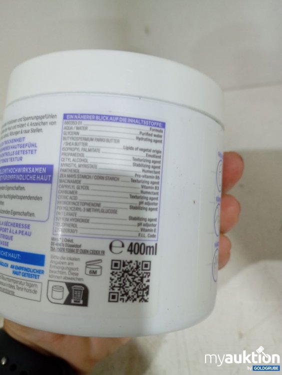 Artikel Nr. 980819 Artikel Nr. 980819: Mixa Panthenol Comfort Creme 400ml