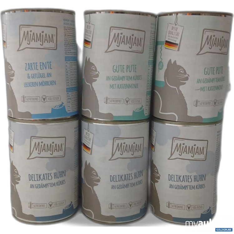 Artikel Nr. 983819: Mjamjam Katzenfutter divere Sorten 6×400g